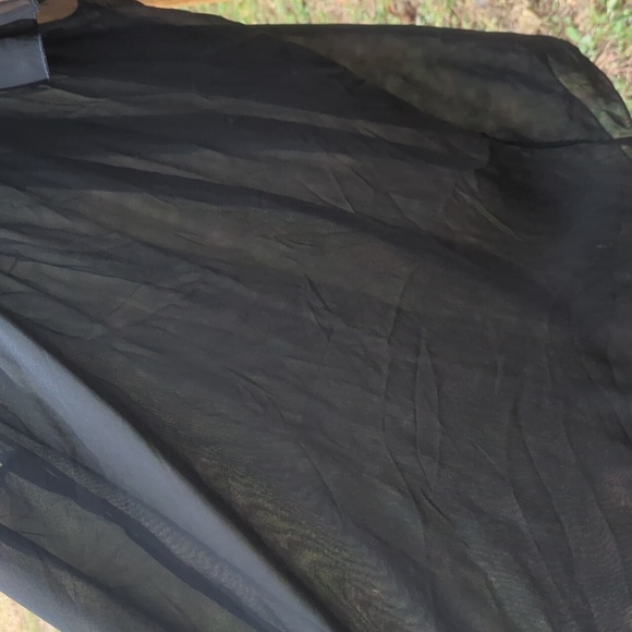 EUC Victoria's Secret Black Sheer Top - Picture 6 of 6